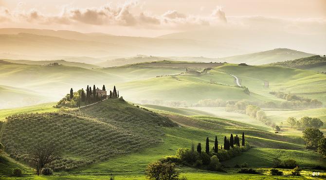 Val d'orcia tour driving classic car: rent it here!